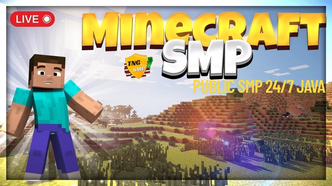 Minecraft SMP LIVE || PUBLIC SMP 24/7 JAVA || free to join the smp # ...