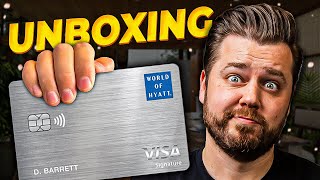 Unboxing the Chase World of Hyatt Credit Card // Worth It?