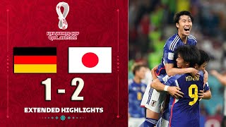 Germany vs Japan 1 2 Extended Highlights   FIFA World Cup 2022 Qatar