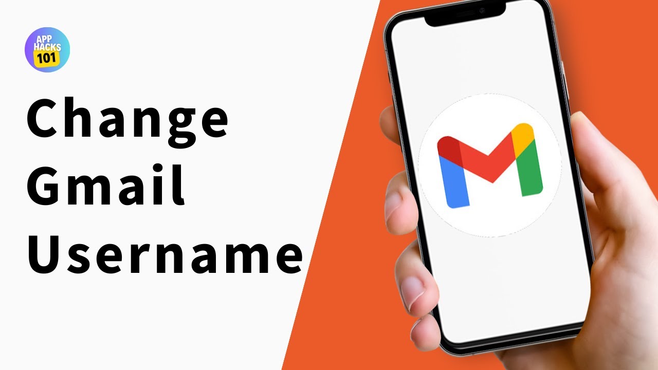 How To Change Gmail Username Youtube