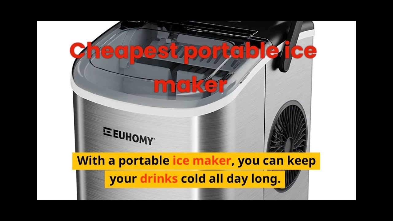 Euhomy Portable Ice Maker Unboxing And Review 