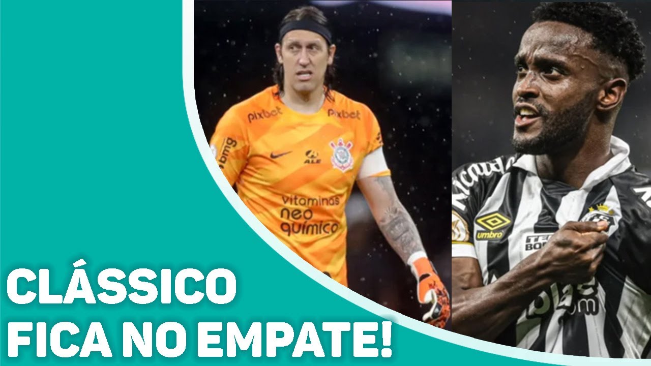 Empate POLÊMICO entre Corinthians e Santos