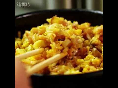 Arroz con huevo japonés - YouTube