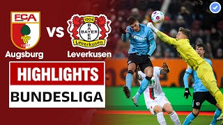 Highlights Augsburg vs Bayer Leverkusen | HLV Xabi Alonso vỡ òa cảm xúc với pha kết liễu phút 90+4