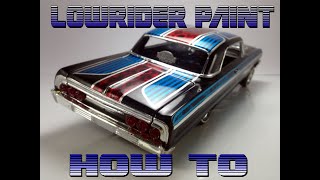 How to paint lowrider paint in 1/24 scale