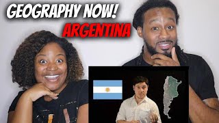 🇦🇷 American Couple Reacts "Geography Now! Argentina"