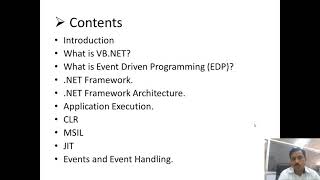 Unit 1 Introduction to VB NET