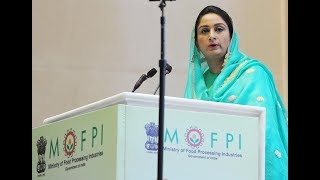 Union Minister Harsimrat Kaur Badal addresses at inaugural session of World Food India 2017