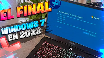 ¿Qué pasará con Windows 7 después de 2023?