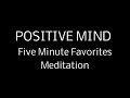 Positive mind in 5 minutes please try this awesome method