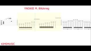 Yngwie M  Blitzkrieg In Tabs