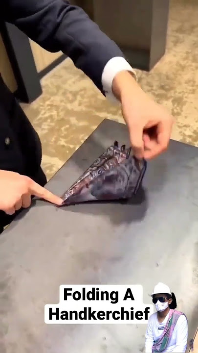 cara lipat sapu tangan untuk tuxedo komentar reaksi lucu #shorts #shortsviral