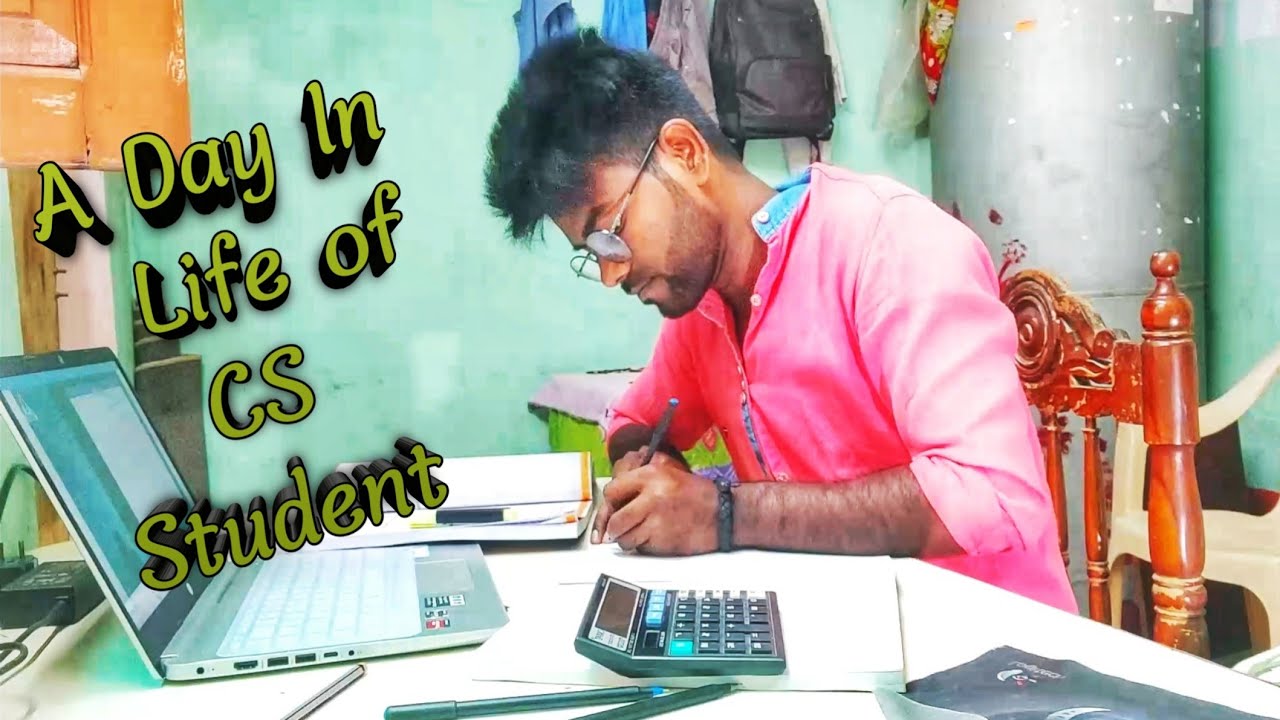 CS Study Vlog😎 (A Day In Life Of CS Student) 📕📚 - YouTube