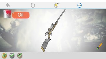 Antique Sniper Rifles, Adult Coloring Book - Weapons Paint By Number Pages For Android/Amazon