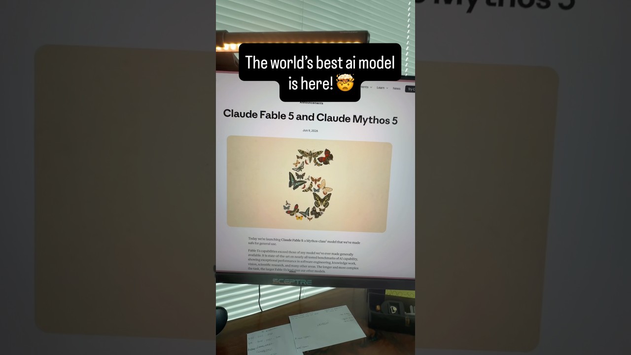 Claude’s New Mythos Is Here and Its’s INSANE