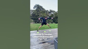 Agility Exercise to Develop Lateral Quickness, Fast Feet and Single Leg Strength!