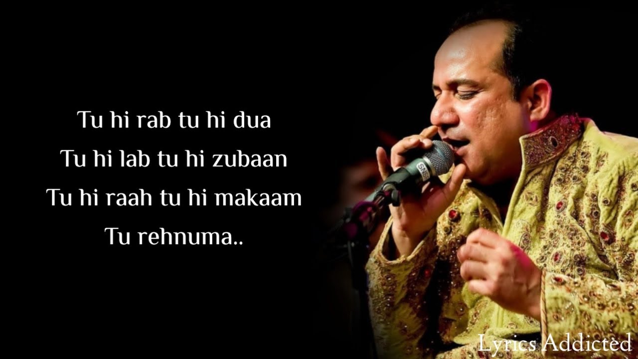 Tu hi rab tu hi dua lyrics in hindi