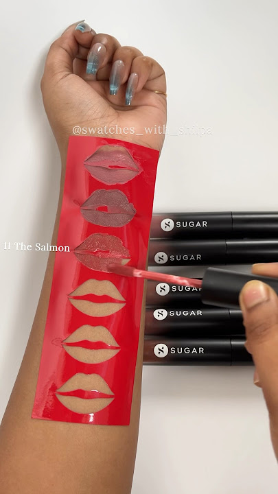 Sugar Mousse Muse Lipcream Swatches #viral #shorts #youtubeshorts #shortsvideo #diy #lipstick