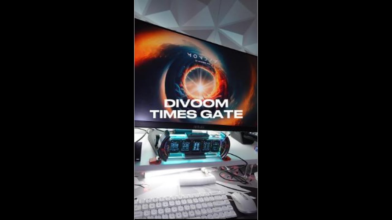 Divoom Times Gate - Cyberpunk Pixel Art Digital Clock Unboxing
