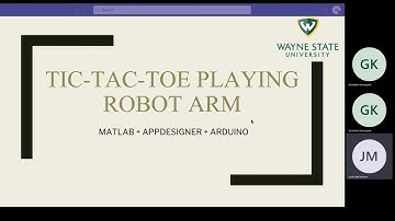PROJECT-02  TIC-TAC-TOE playing 3-link servo robot arm designed with MatLab + App-Designer + Arduino
