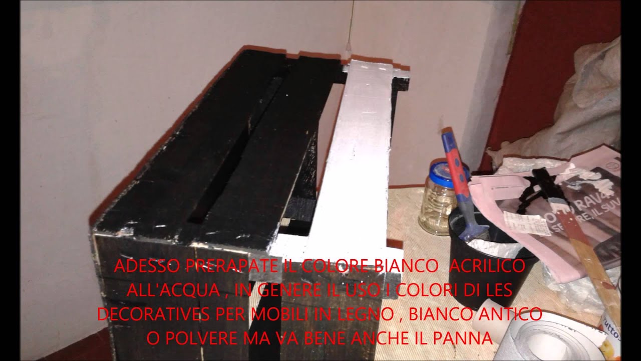 Tutorial cassetta della frutta shabby chic youtube