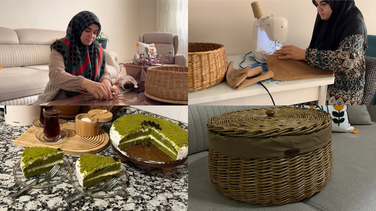 Keyifli Kış Günleri Vlog'u ❄️ | Sepet Örme, Ev Yapımı Yemekler ve Kar Yağışı