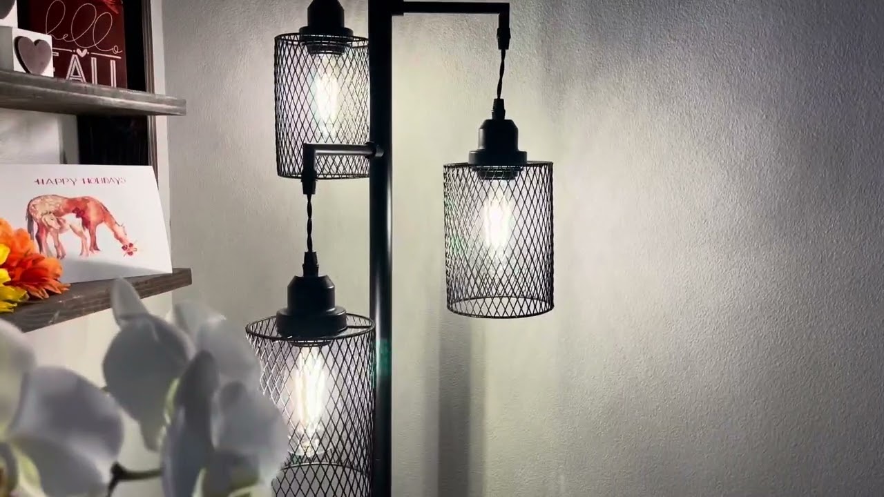 addlon LED Industrial Floor Lamp for Living Room Farmhouse Rustic Review