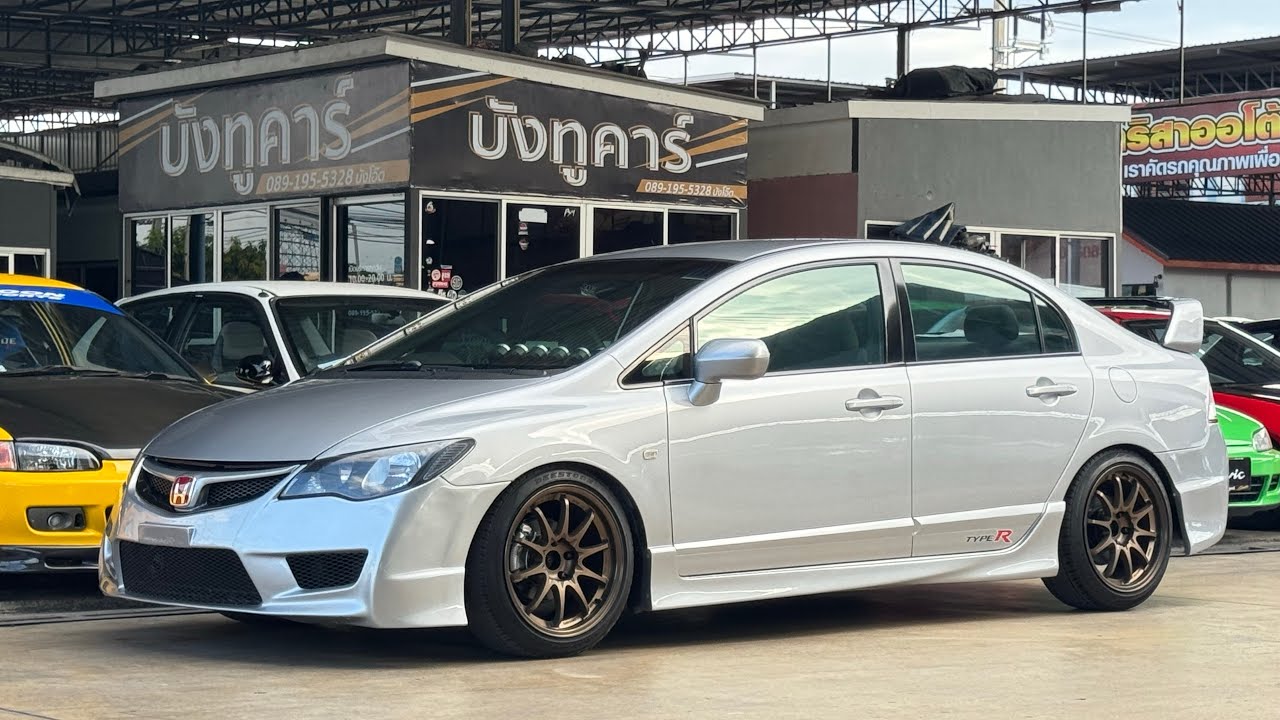 รีวิว Civic FD 07 MT ชุดเเต่ง Type R ร้านบังทูคาร์