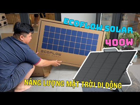 🎥 ECOFLOW SOLAR 400W PANEL KHUI HỘP VÀ TRẢI NGHIỆM - SẠC NĂNG LƯỢNG MẶT TRỜI — Video review, click xem trên YouTube