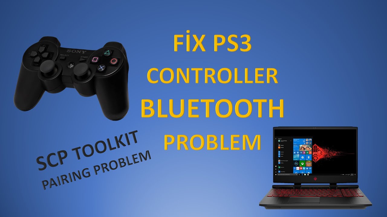 scp server ps3 controller bluetooth