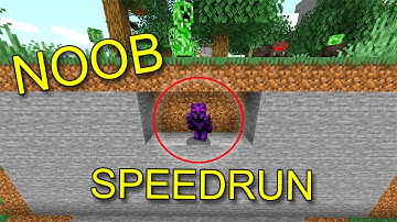 Attempting to Speedrun Minecraft, But I