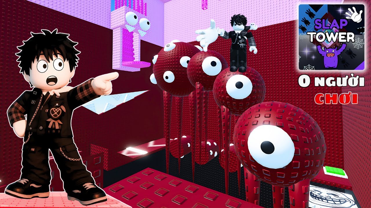Slap Tower | Mình Đã Phá Đảo Tower MonsTer 0 Người Chơi Nhưng Siêu Đẹp