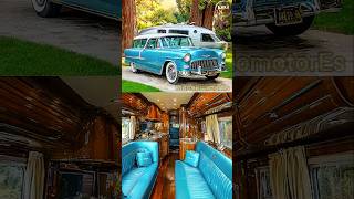 Lujo + Historia + Potencia⚡️Chevy Nomad Motorhome #mundomotores #HistoriaAmericana #MotorhomePremium
