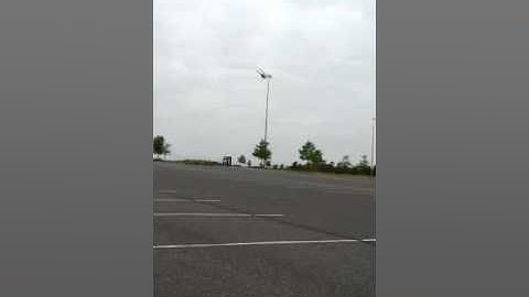 E Razor 450 second crash