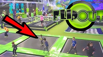 FLIP OUT Trampoline Park. Family Fun Park