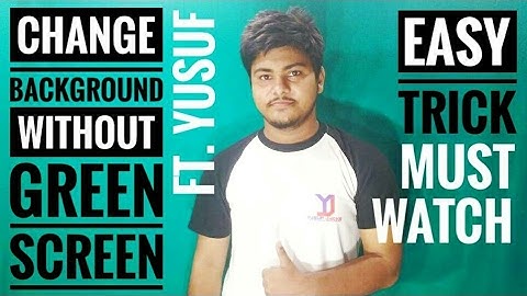 How to change video background without green screen using Android | kinemaster