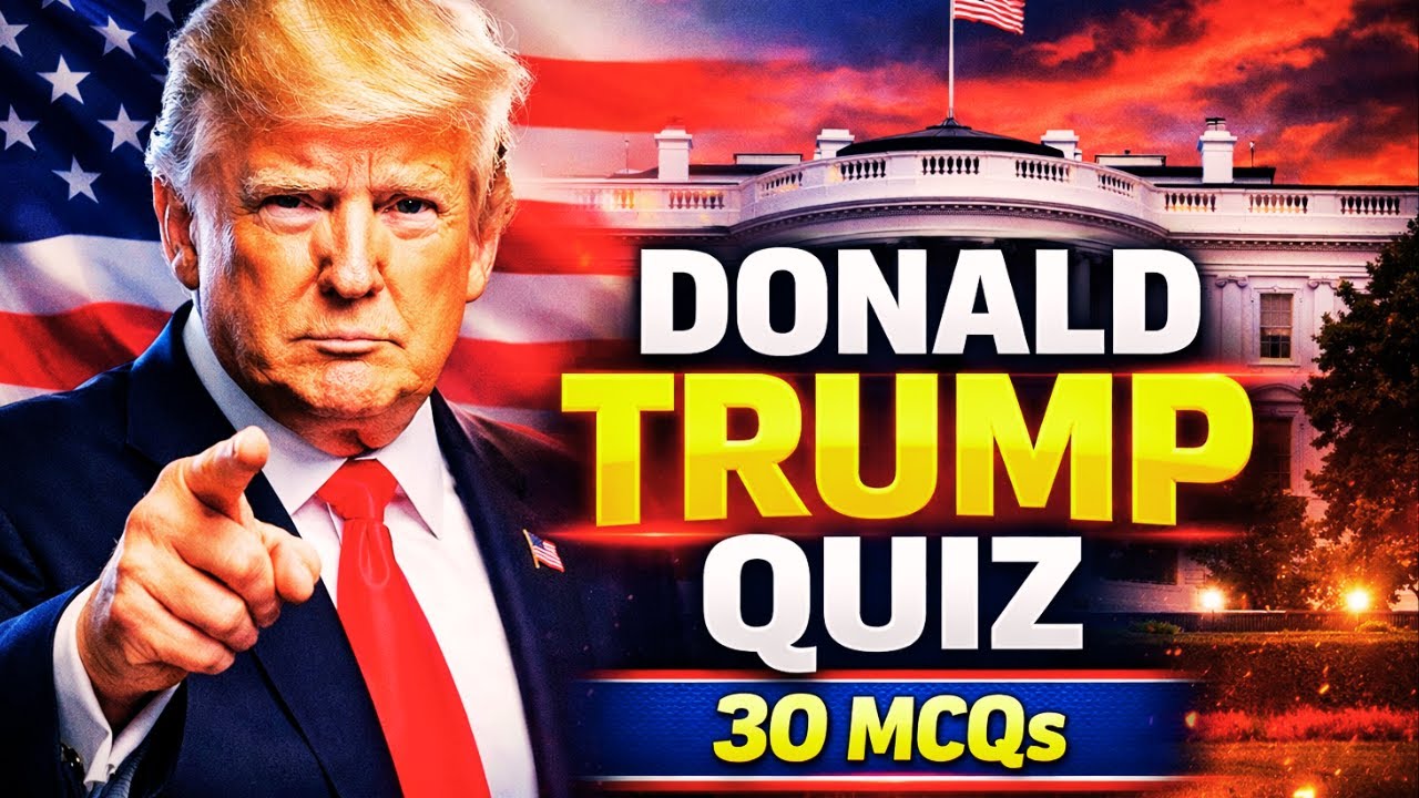 How Well Do You Know Donald Trump 🇺🇸? 🤔 30 MCQs Challenge | Quiz for ...