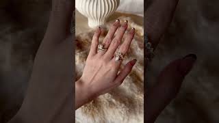 POV: Looking unboxing this stacking ring… which one looks best on you?💍 #engagementrin #ring