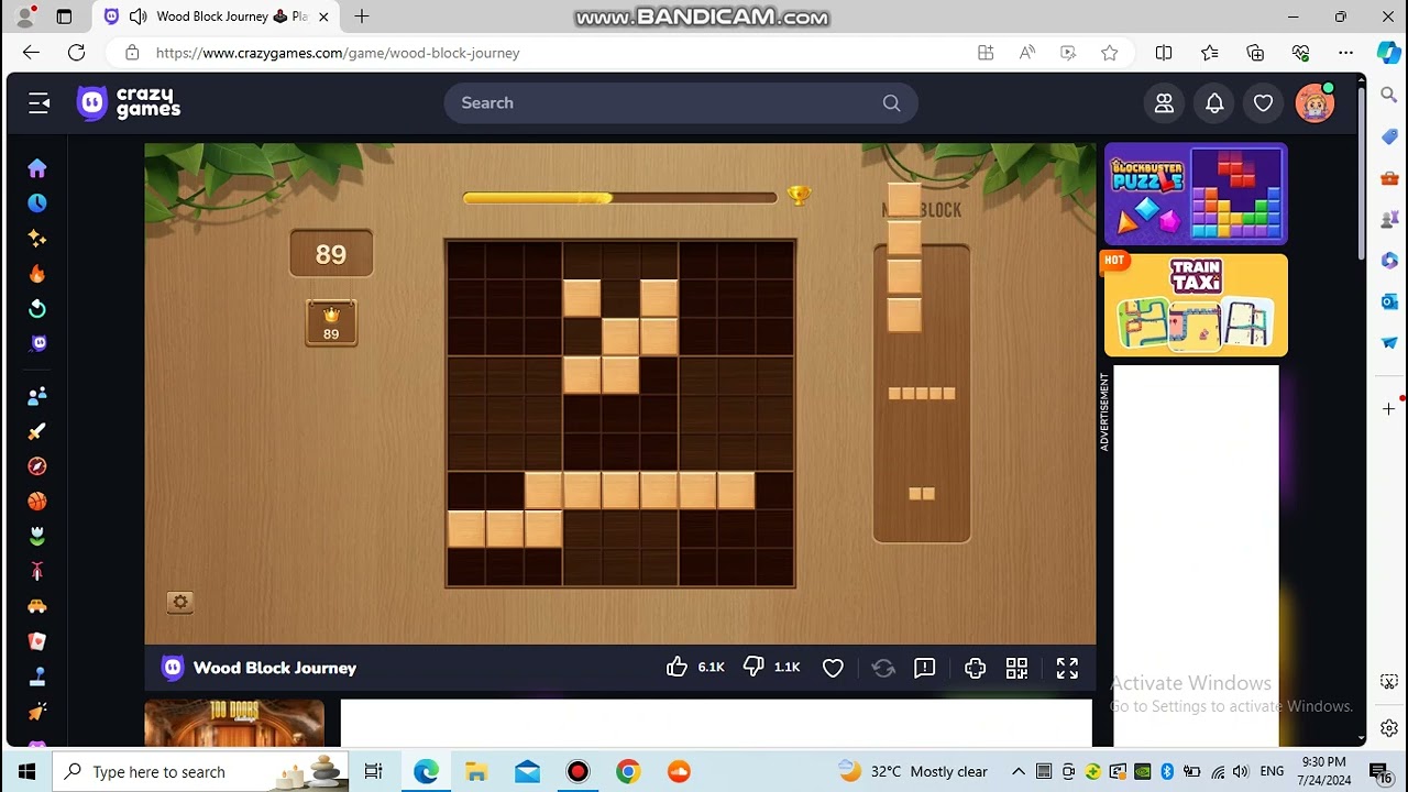 Wood Block Journey 🕹️ Play on CrazyGames