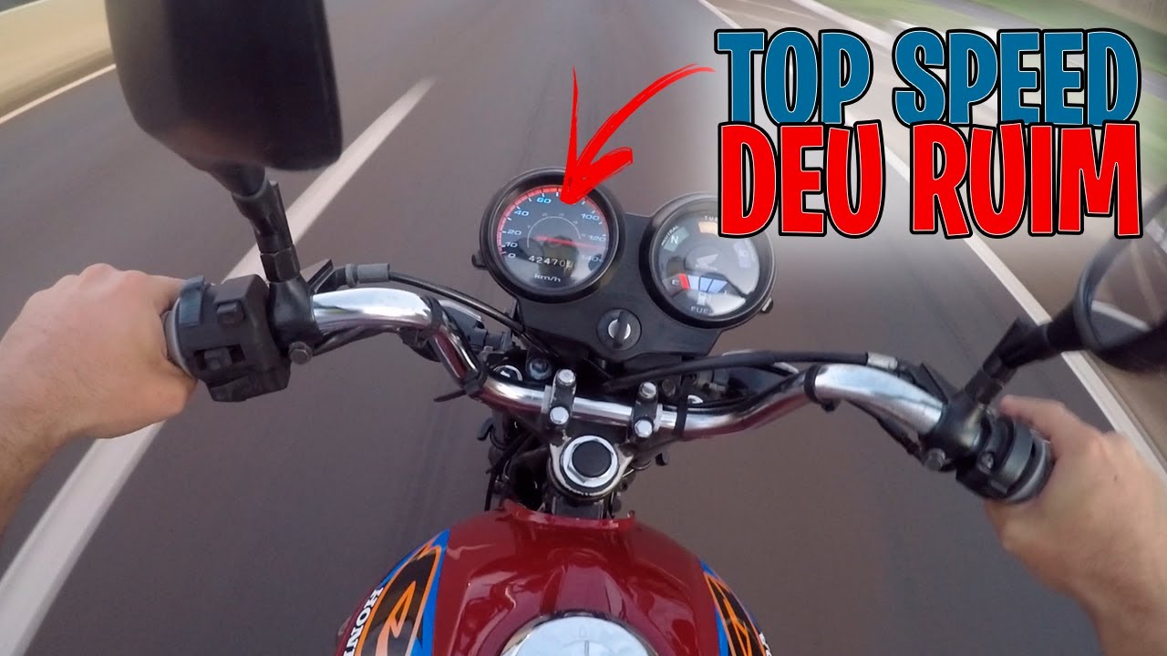 TOP SPEED TITAN KS 125 ORIGINAL EM BUSCA DOS 140 KM/H [ Maycon Aragão ]