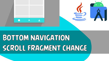 bottom navigation scroll fragment change || Android Studio | Java