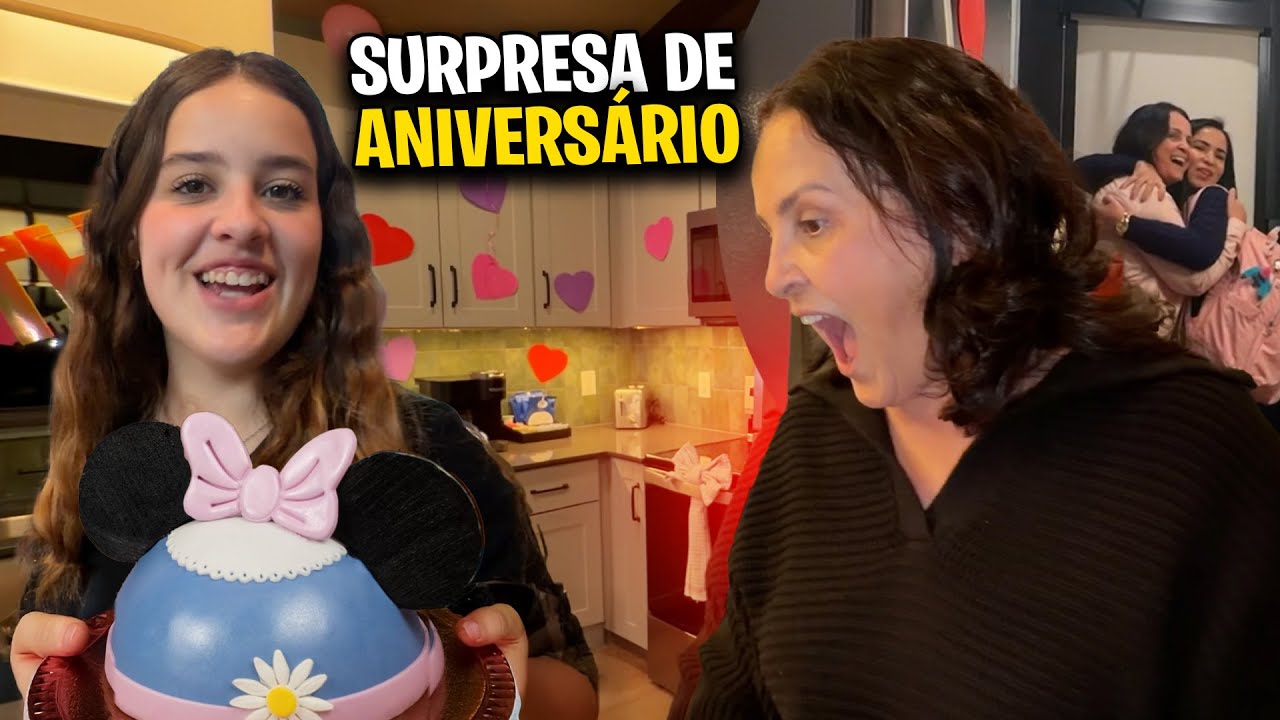 FAZENDO UMA SURPRESA PRO ANIVERSÁRIO DA MINHA MÃE- ELA CHOROU?? 