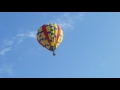 Hot air balloon catches fire midair