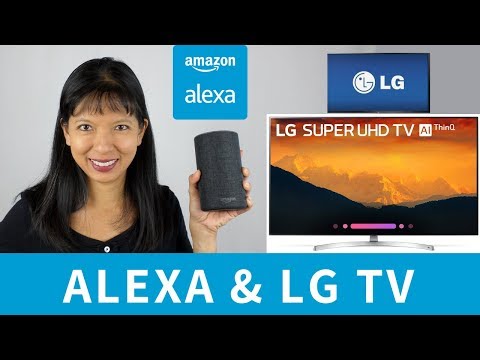 How to Setup Alexa with LG 4K Ultra HD Smart LED ThinQ TV