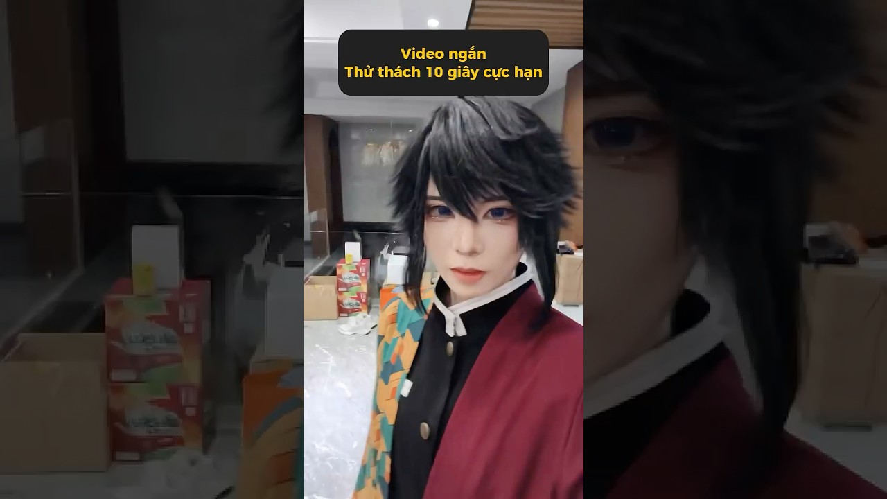 Thử thách video ngắn 10 giây cực hạn của Tomioka #meowcosplay #shorts