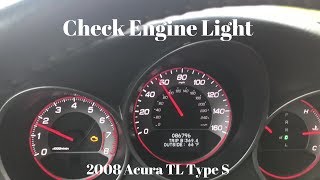 Check Engine Light on my 2008 Acura TL Type S (Error Code P2138)
