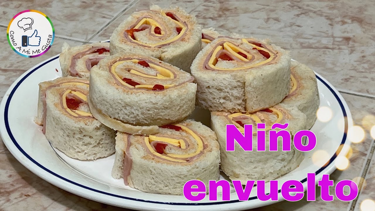 delicioso niño envuelto de jamón y queso - YouTube