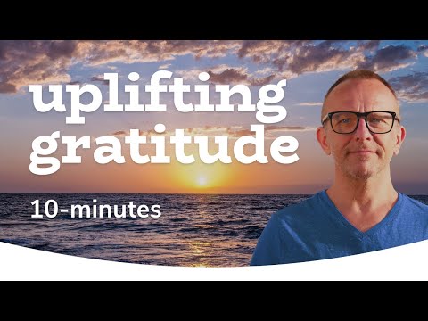 10 min Gratitude [LOA] 💙 Positive Affirmations Thankfulness 💙 Law of Attraction - Guided Meditation