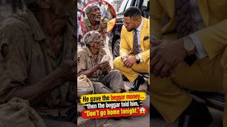 He gave the beggar money… then the beggar told him, “Don’t go home tonight.” 😱