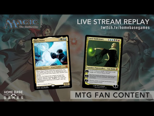 mtg harry potter commander deck MTG EDH Commander Fan Content: Harry Potter vs Lord Voldemort Dueling Decks!